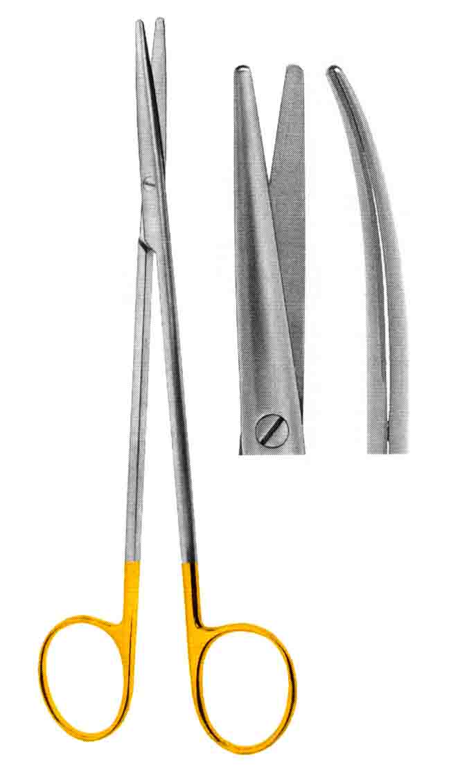 METZENBAUM ALTIN SAPLI MAKAS EĞRİ 20.5CM